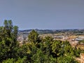 XÃÂ tiva castle overlooking XÃÂ tiva Royalty Free Stock Photo